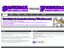 Tablet Screenshot of forktalk.com.au